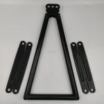 Tab Hole Dia 3/8" Jacobs Ladder 13-5/8" Sprint Car Chromoly Black 3 Hole Racing