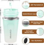 380ml 510ml 304SS Screw Lid Thermal Coffee Mug Car Travel Mug With Logo