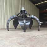 Q355B Scrap Grab Bucket Orange Peel Grapple For Hydraulic Excavator Waste