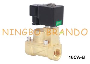 China 3/8'' 1/2'' 3/4'' 1'' Hot Water And Steam Brass Solenoid Valve 24V 220V wholesale