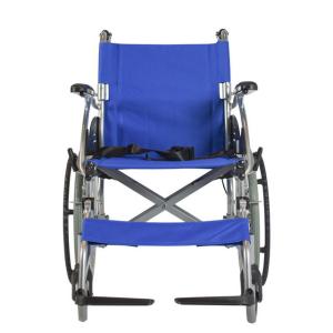 China OEM Folding Aluminum Alloy Frame Lightweight Manual Wheelchair wholesale