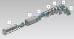 Adjustable 8000pcs/H 23kw Lavash Baking Equipment Hydraulic Pressing