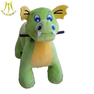 China Hansel electric dinosaur scooter mountable plush motorized animal for shopping mall wholesale