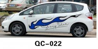 Custom Car Body Sticker QC-022B / Reflective Car Decoration