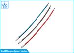 Rubber Coated Cable Loop Key Ring Assembly , Strong Flexible Steel Wire Key Ring