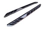 Silver Black 2012 Range Rover Evoque Side Bars , Land Rover Running Boards