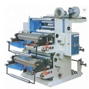 China 2 Color Flexographic Printing Machine for Plastic Film, Paper, Aluminum Foil, Non Woven Fabric and Paper Rolls wholesale