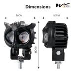 40000H Waterproof LED Motorcycle Lights Laser Motorcycle Fog Lamps