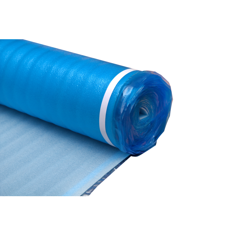 EPE Laminate Floor Underlay With Blue Single Foam High Thermal Insulation