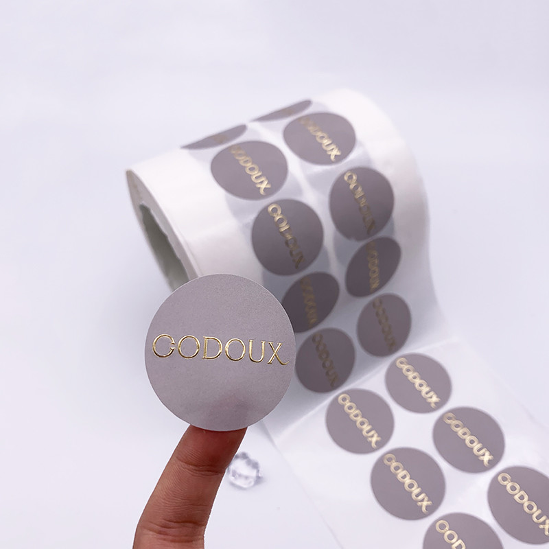 5CM FSC Sticker Roll Paper Sticker Labels Printing For Makeup Box