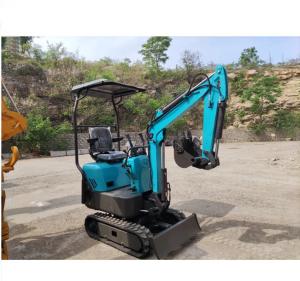 China 1 Ton 7.0kw Mini Crawler Excavator Digger For Public Park wholesale