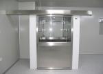 Single Leaf Stainless steel 304 Auto Sliding Doors Air Shower tunnel for