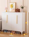 Modern Simple Large Capacity Household Home Entryway Steel Shoe Rackstorage