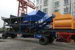 Height 3800mm 2400L Mobile Concrete Batching Plant