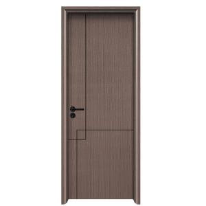 China Wood Plastic Composite Hollow Door With Wood Grain Surface Finishing Gross Weight 35-45Kg/Set Durable And Lightweight wholesale