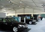 Aluminum Framed Structure Trade Show Tents Clear Span Double Coated PVC Fabric