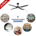 52 Inch Indoor Modern Ceiling Fan 5 Speed Quiet DC Motor Reversible With Light