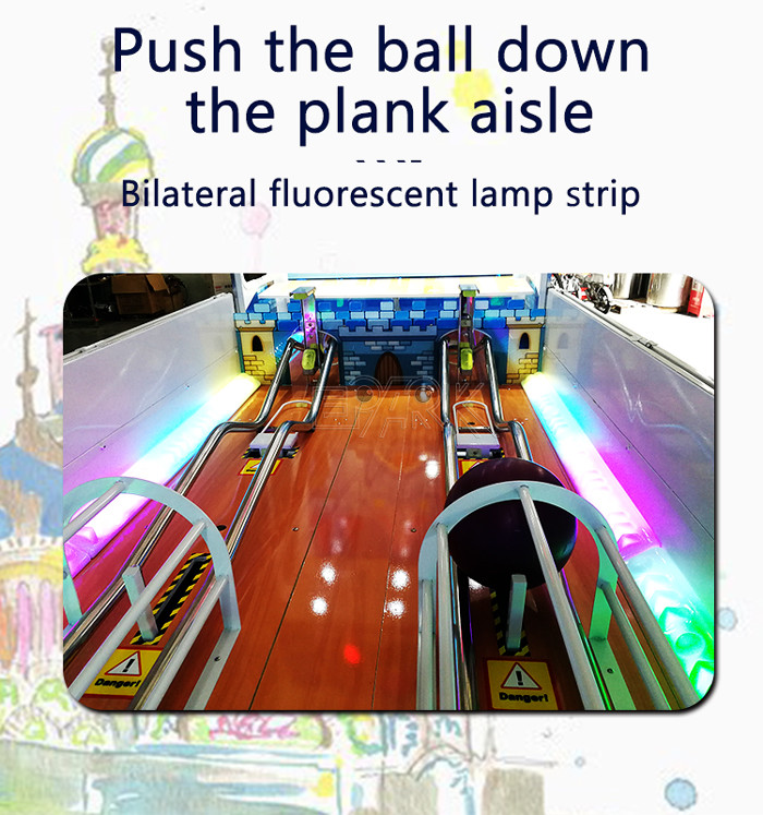 Amusement Park Pushing Ball Skill Machine For Kids Over 5 Years Old