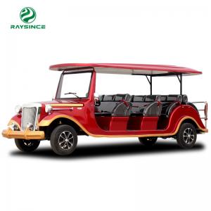 China Ready to ship Electric model car China cheap price electric vintage cars with 12seats and red color wholesale
