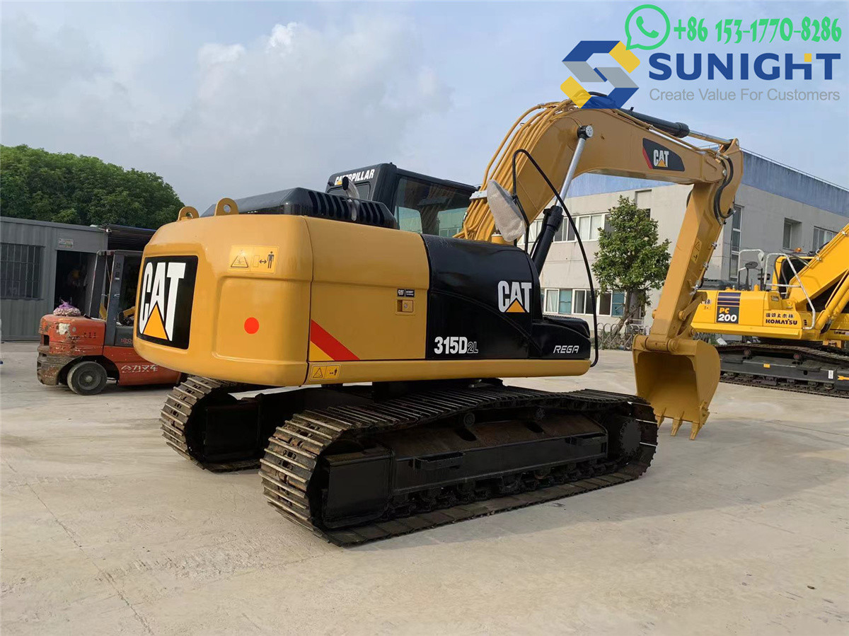 Good Condition Used 15ton Caterpillar Excavators Cat 315D 315D2 315D2GC Crawler Excavator