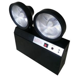 China Wall Mounted Fire - retardant Steel Casing Twin Spot Emergency Lights 2 x 1 W wholesale