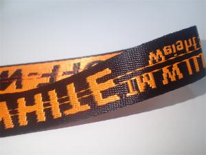 China Fashion Style Strong and Hardwearing Jacquard Webbing Customized Logo wholesale