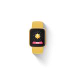 BLE 4.0 Fitness Tracking Smartwatches IPS 75H Heart Rate 50mAH