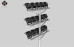 150LM/W LED Stadium Flood Lights , Outdoor Stadium Lighting OEM / ODM Design