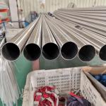 0.8mm-3.0mm Thickness Satin Inox Handrail Pipe SS 201 304 316 Mirror 48.3mm OD