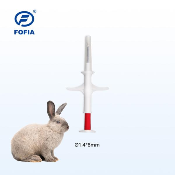 134.2 KHz RFID Animal ID Microchip 6 Adhesive-Stickers 5-10cm Read Range 6.86g