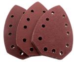 140x140x90mm Red Triangle Sanding Discs 120 Grit For Grinding And Polishing