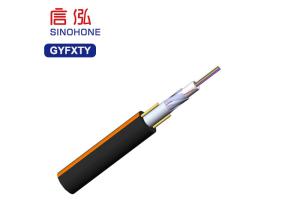 China Non Metallic Uni tube Outdoor Fiber Optic Cable Waterproof With Customized Length wholesale
