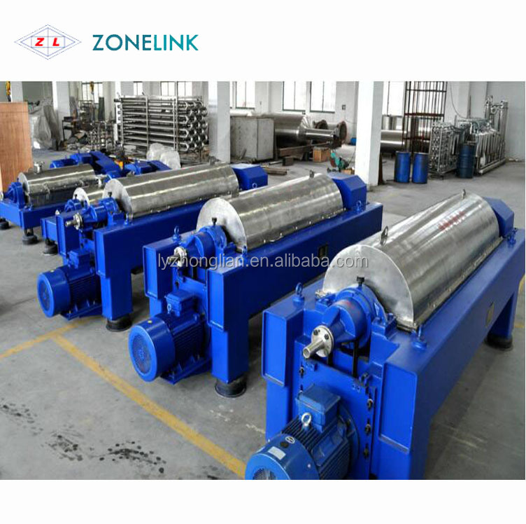 automatic continuous LW450 filter oil liquid-liquid solid separation decanter centrifuge for fish oil 3 phase tricanter