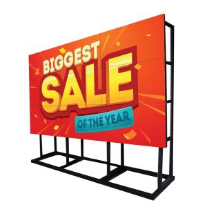 China 3.5mm Narrow Bezel Monitor Splicing Screen Wall Lcd Display Advertising Player 3x3 wholesale