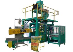 China Aquatic Feed Big Bag Packing Machine For 25Kg PP Woven Bag With Label wholesale