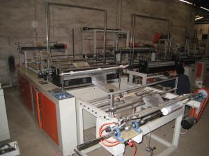 China PE PP Carry Bag On Roll Making Machine , Plastic bag sealing machine wholesale