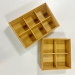 Sustainable Bamboo Storage Box Organizer For Jewllery Condiment