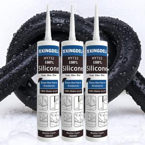 China Water Resistant Silicone Adhesive Sealant Acetic Clear RTV Glass Sealant wholesale