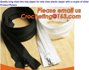 China PVC zipper used for bags ,garment waterproof zipper plastic zipper, Garment Accessories high quality Plastic Zipper wholesale