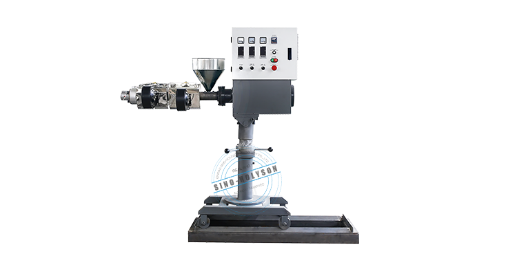 1.1kw Plastic Mini Plastic Lab Extruder With 25mm Screw Diameter