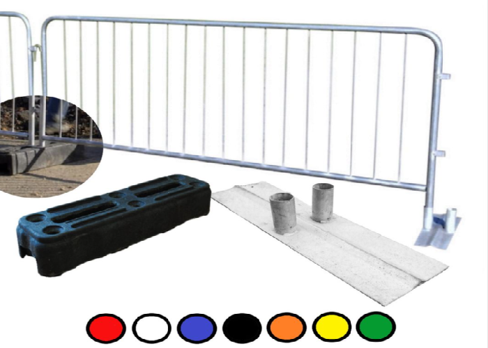 Durable Steel Crowd Control Barrier Quick Assembly Weather Resistant