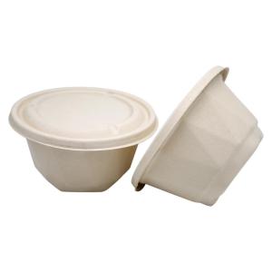 China Eco Friendly Compostable Sugarcane Bagasse 750ml Takeaway Bowls With Lids wholesale