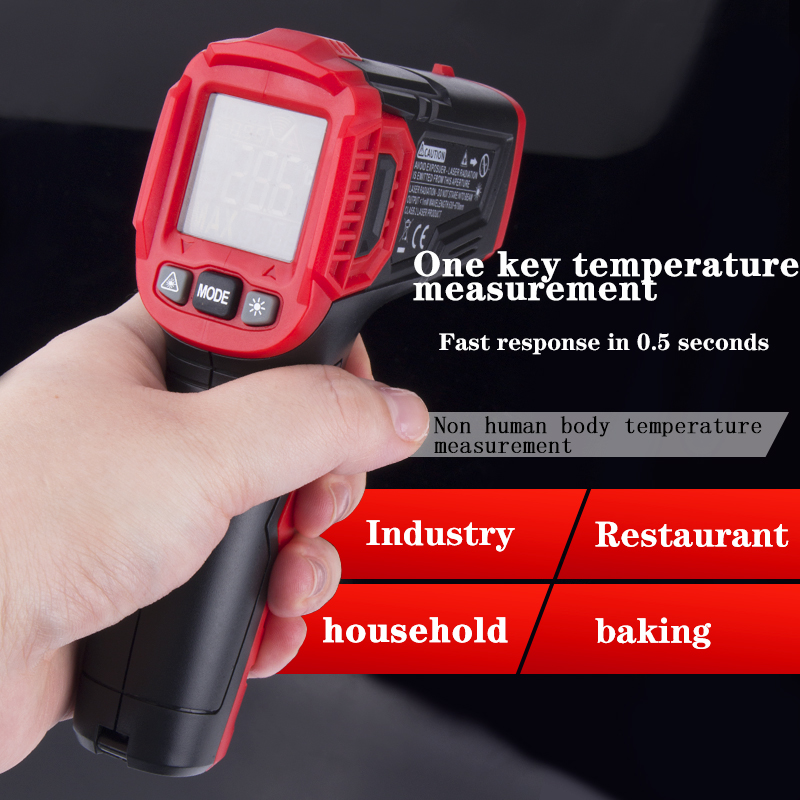 Digital Laser Infrared Thermometer , Infrared Thermometer Handheld Non Contact