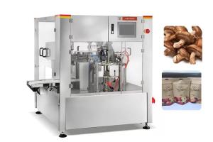 China Automatic Grain Biscuit Food Rotary Premade Doypack Bagging Pouch Bag Packing Packging Machine wholesale