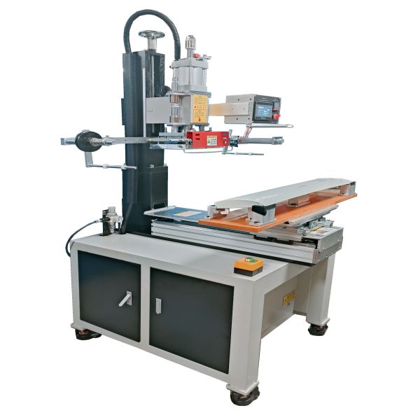 High Precision Large Semi Auto Hot Stamping Machine For Air Conditioner Panel Flat Surface