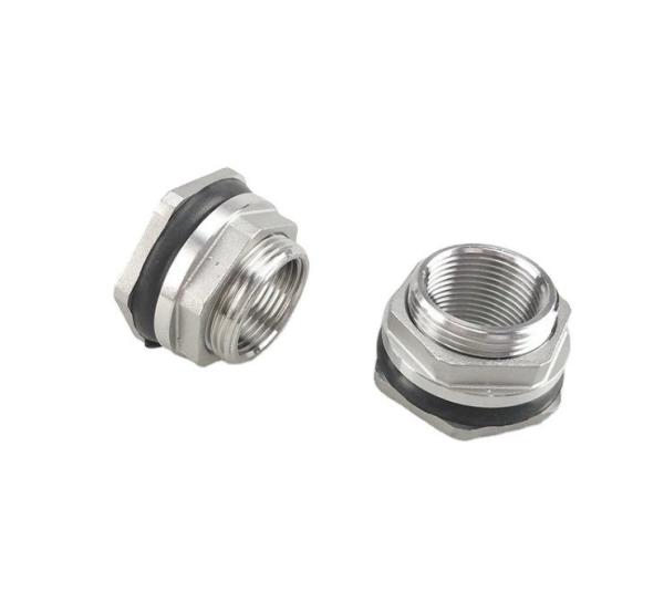 Equal Nipple Connection Copper Water Tank Connector 1/2" 3/4" 1" Male Brass Pipe