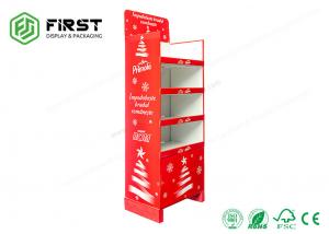 China Custom CMYK Printing Foldable POP Paper Cardboard Display Floor Carton Stand wholesale