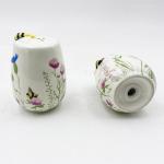 Beautiful Salt And Pepper Shakers Set Ceramic Spice Jar Kitchen Seasoning