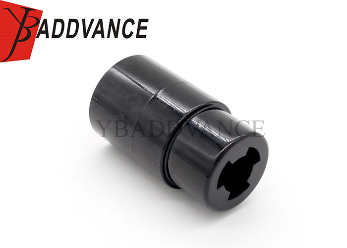 Deutsch DTHD06-1-4S DTHD Series 4 Pin Plug Socket In Line Black Color