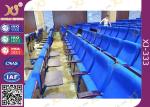 Metal Folding PU Molded Sponge Theater Seats With Back Table / Movie Theater